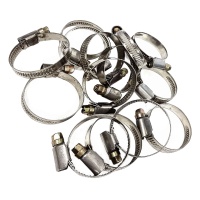 Хомут червячный 25-40 мм, нержавейка, "MAXIMUM"  (кратно 100 шт) (2628) оптом